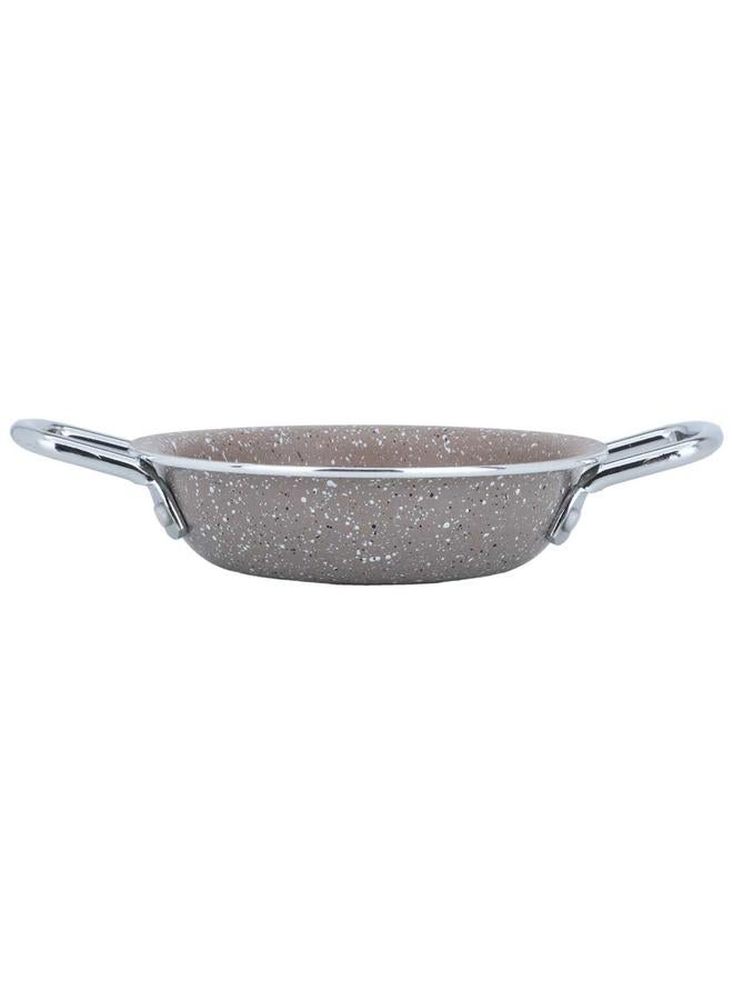 Rocky Granite Frying Pan 10 Cm 2 Handles Brown - Image 1