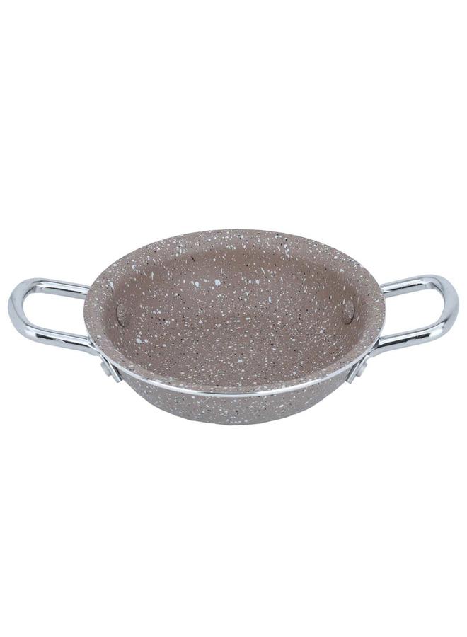 Rocky Granite Frying Pan 10 Cm 2 Handles Brown - Image 2
