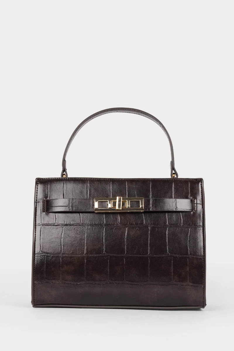 ديفاكتو Faux Leather Crossbody Bag