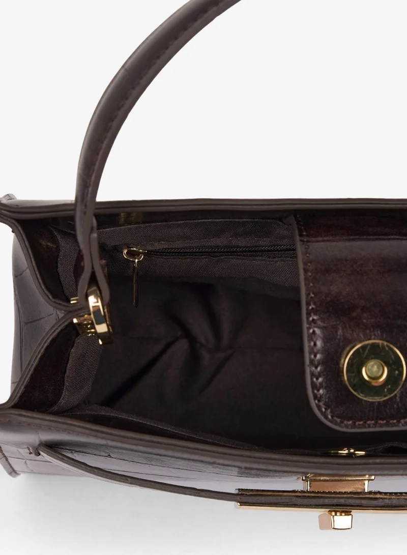 Defacto  Faux Leather Crossbody Bag  | Best Price UAE