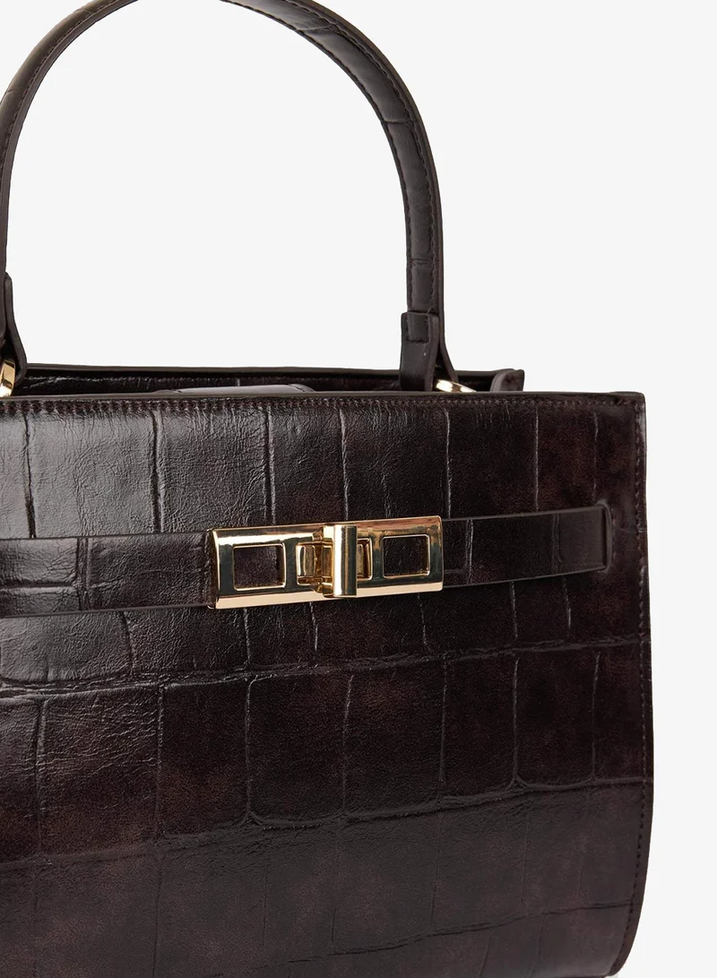 Defacto  Faux Leather Crossbody Bag  | Best Price UAE