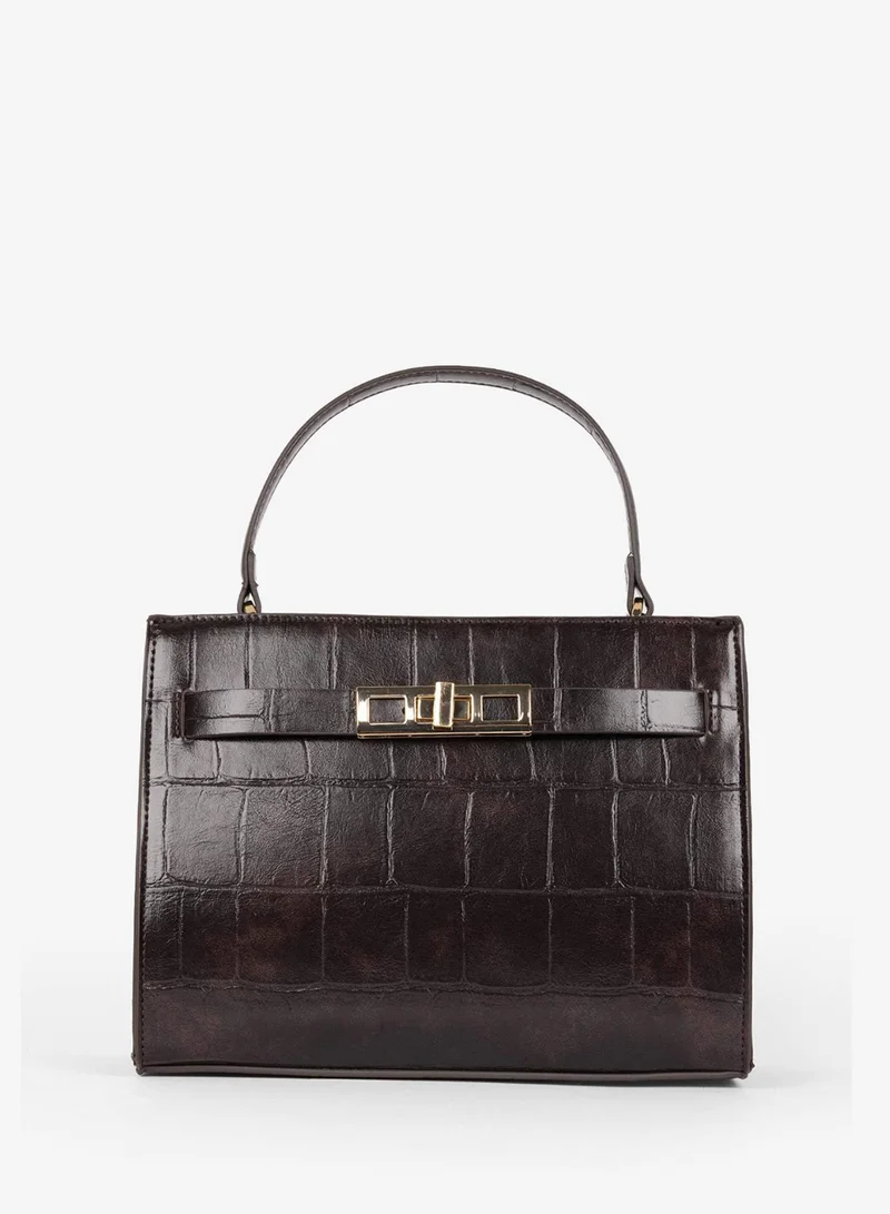 ديفاكتو Faux Leather Crossbody Bag