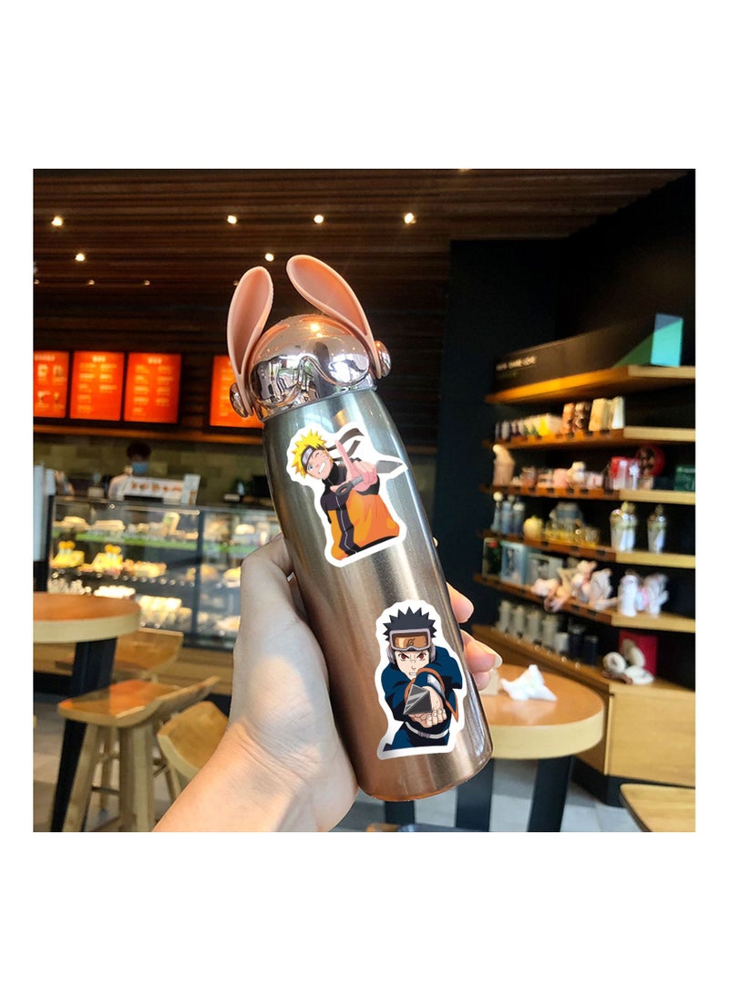 Color Fans - 100 Pcs Naruto Waterproof Stickers Cute Anime Cartoon Vinyl Aesthetic Sticker Laptop Skateboard Luggage Computer Water Bottle Graffiti Sticker Packs for Kids Teens Girls Adults - Image 1