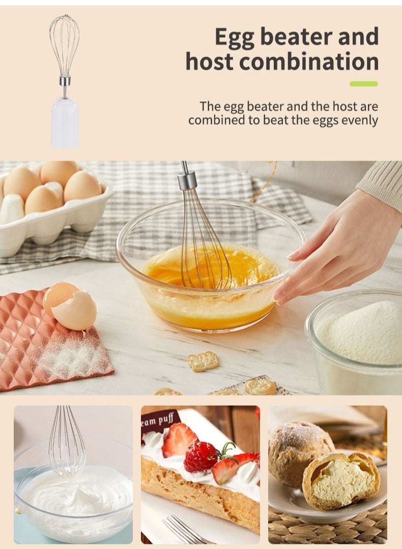 sokany 4-in-1 Multifunction Hand Blender Food Processor Electric Chopper 400W SK-1721-4 Black - Image 5
