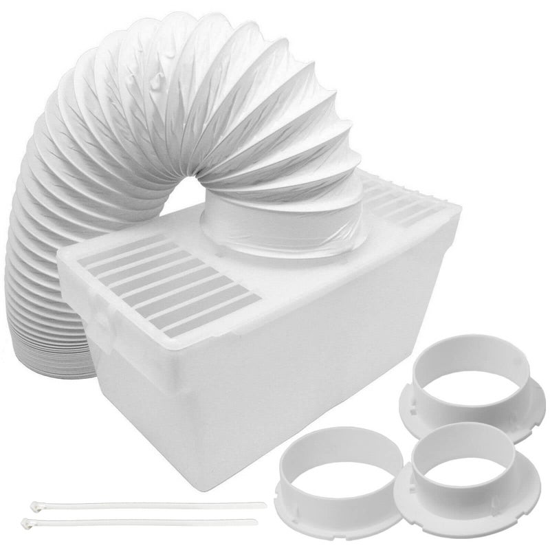 Spares2go Universal Condenser Vent Box & Hose Kit for Vented Tumble Dryers - Image 1
