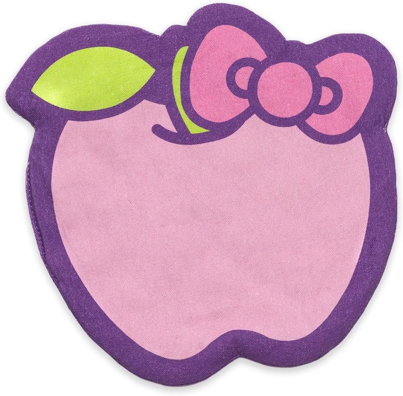 Handstand Kitchen Hello Kitty and Friends Snack Shop Print Cotton Kitchen Towel and Apple Shaped Potholder Set - Image 3