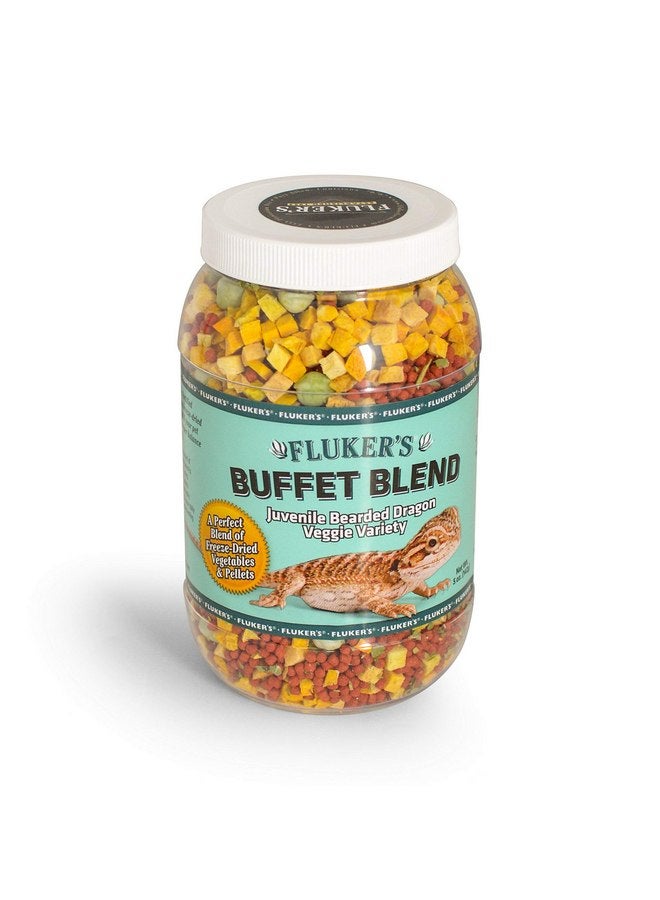 Fluker's Fluker's Buffet Blend Juvenile Bearded Dragon Diet, Veggie Variety, 5 oz - Image 1