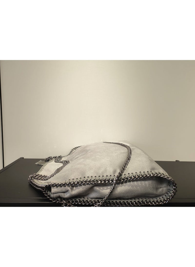stella falabella chain Fold-Over LARGE size tote bag - Image 3