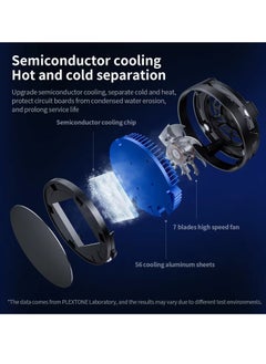 Plextone Plextone EX2pro Magnetic Mobile Phone Cooler with Fan for Fast Heat Dissipation, Suitable for Apple Mobile Phones  - Image 5
