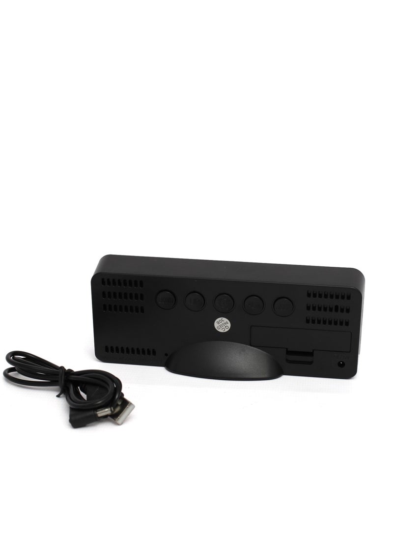 Led Mirror Clock Large Display Battery And Usb Powered - Image 3
