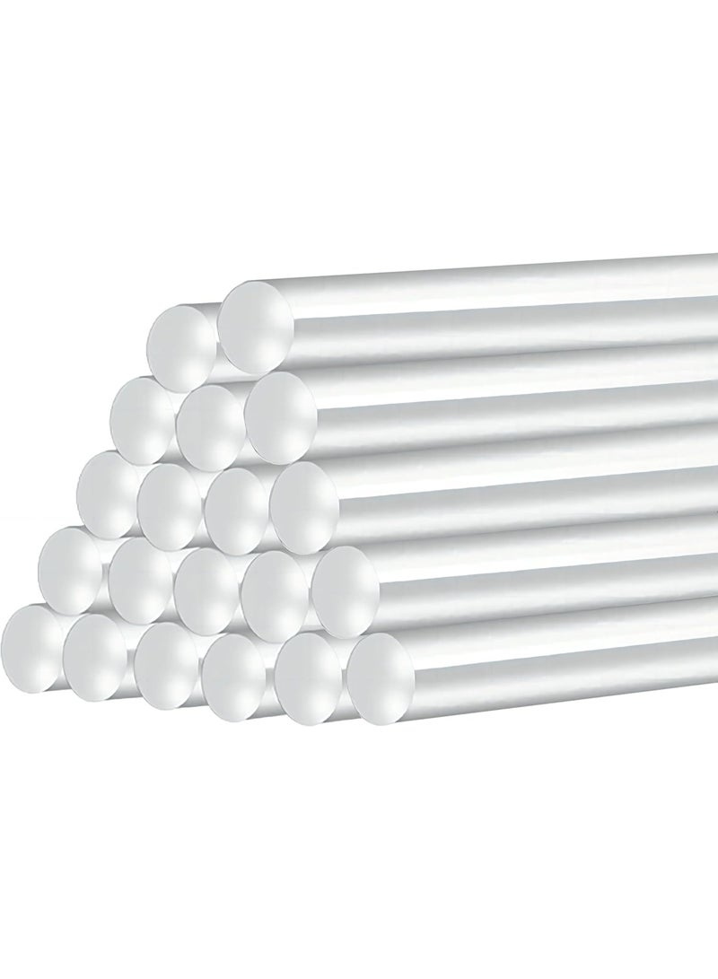 Professional Hot Glue Sticks 12 Pack 11.2x200mm Strong Adhesive Melt Wax Glue Refills for Craft DIY Projects Decoration Repair Work Packaging Fixes and Household Use - Image 1