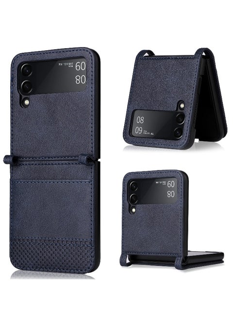 Case for Samsung Galaxy Z Flip 5 Protective Mobile Phone Case Flip Wallet Stylish with Stand Function and Magnetic PU Case Protective Cover
