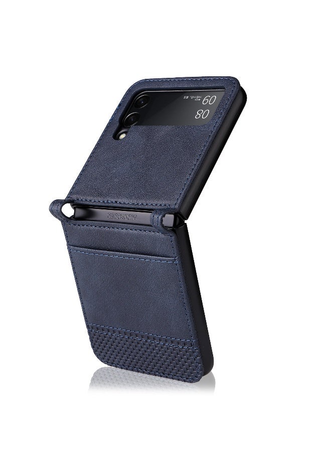 Case for Samsung Galaxy Z Flip 5 Protective Mobile Phone Case Flip Wallet Stylish with Stand Function and Magnetic PU Case Protective Cover