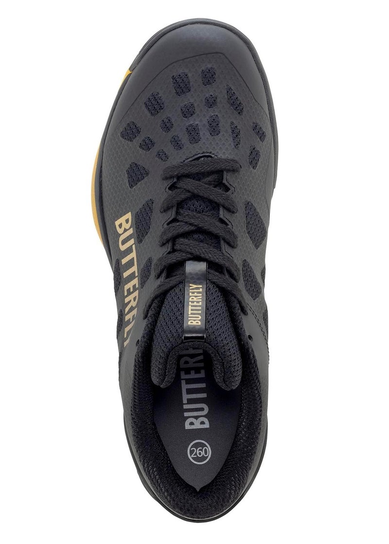Butterfly Lezoline Levalis Shoes: Performance Table Tennis Shoes, Enhanced Comfort and Fit High Grip, Footwork Support Platinum black 40 - Image 2