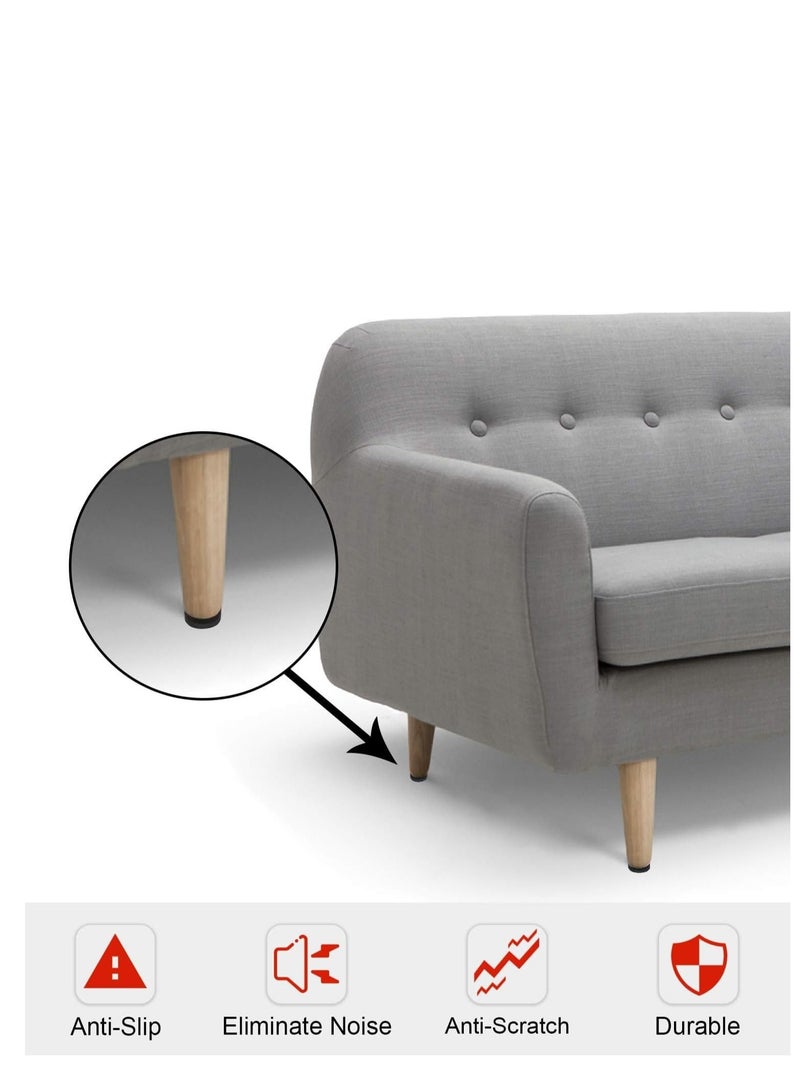 Furniture Feet Pads, DMG 48Pcs Non-Slip Rubber Furniture Pads, Wood Floor Protector Pads, Self Adhesive Anti Slip Furniture Chair Leg Pads, Anti Scratch Thickened Multifunctional Table Foot Pad  - Image 3