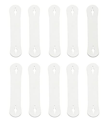 WINGKIND Invisible Tie Stays Tie Keeper Tie Clip, Great Alternative to Tie Tacks or Tie Bars (Pack of 10) - Image 1