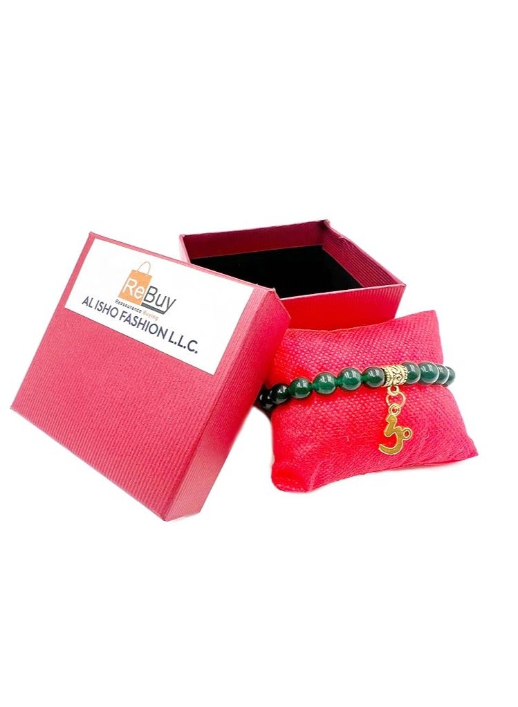 REBUY Jade Bracelet With Capricornus Sign - Image 3