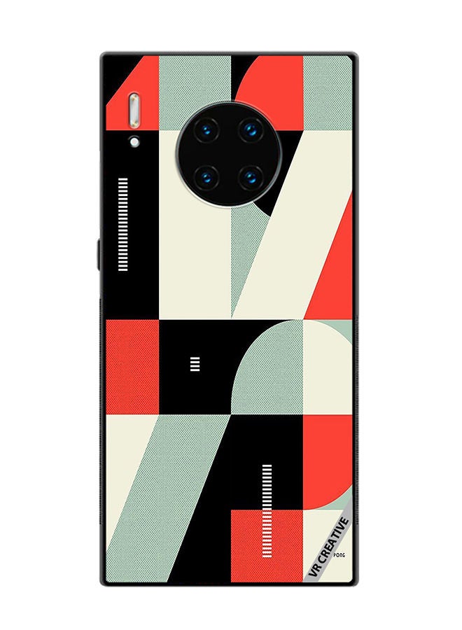 VR CREATIVE Protective Case Cover For Huawei Mate 30 Pro Abstract Illustration Design Multicolour - Image 1