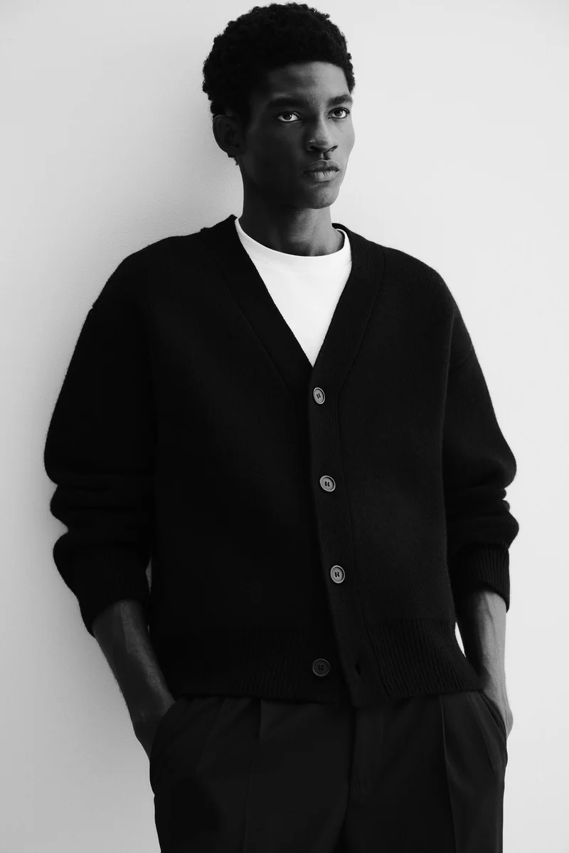 H&M  Loose Fit Wool cardigan for Men | Best Price UAE