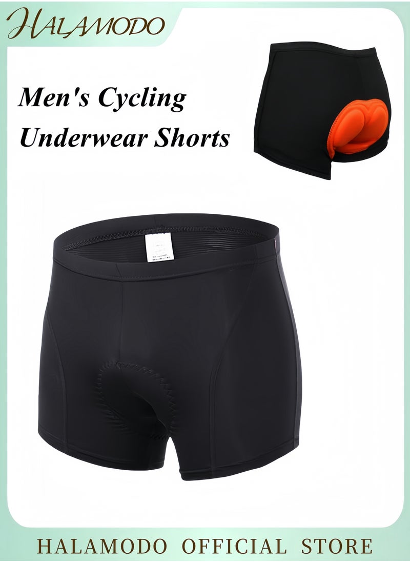 HALAMODO - Men's Cycling Underwear Shorts with 4D Padding Lightweight Bicycle Biking Undershorts Breathable Ergonomic Design Bicycle MTB Underpants - Image 1