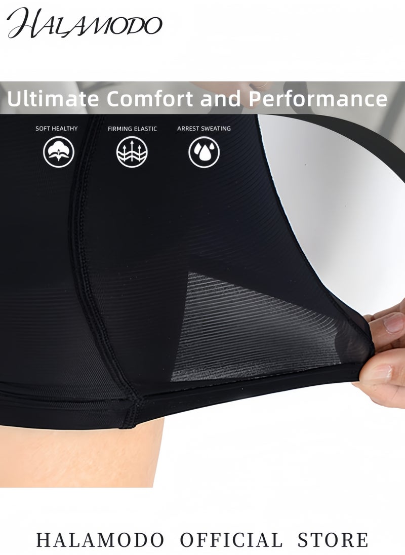 HALAMODO - Men's Cycling Underwear Shorts with 4D Padding Lightweight Bicycle Biking Undershorts Breathable Ergonomic Design Bicycle MTB Underpants - Image 1