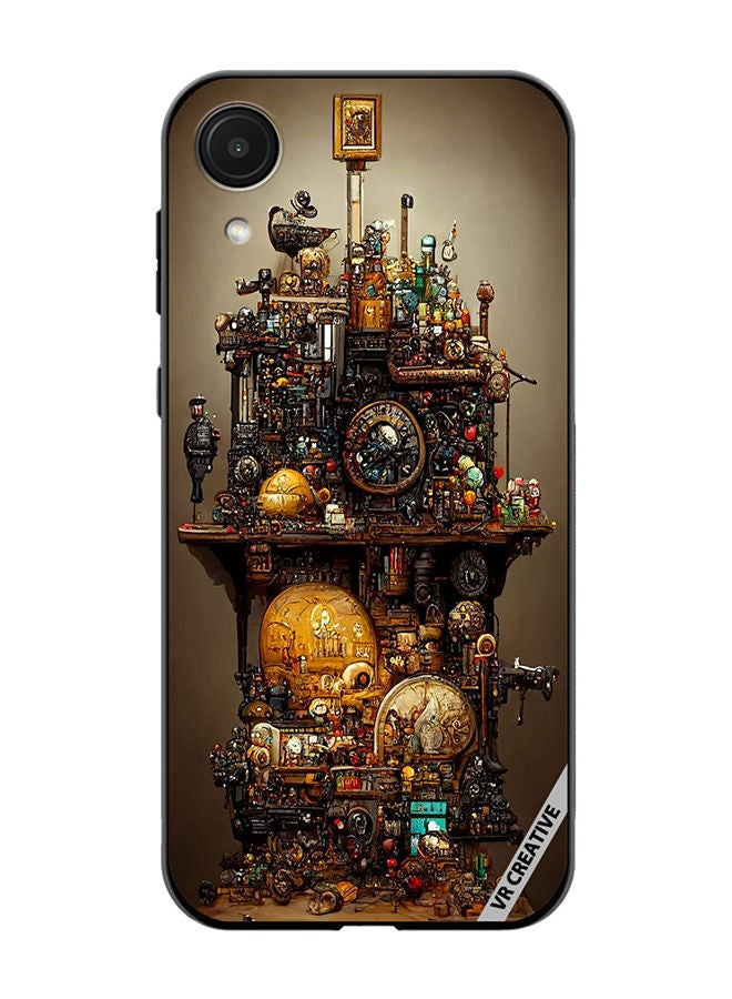 VR CREATIVE غطاء حماية لهاتف سامسونج جالاكسي A03 كور بتصميم ألغاز ملون - Image 1
