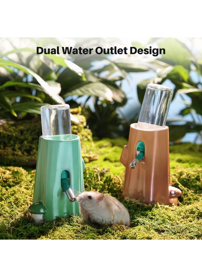 BUCATSTATE Hamster Water Bottle with Holder Ceramic, 120ml Rat Water Bottle Stand for Glass Tank - No Drip, Chew Proof for Gerbil, Hedgehog, Dwarf Hamster, Small Pets - pzsku/ZFAB6E892D98E1EC3FB3DZ/45/_/1737031562/5aa9f9c9-ddf9-4dcb-bbb1-07e3099a613c