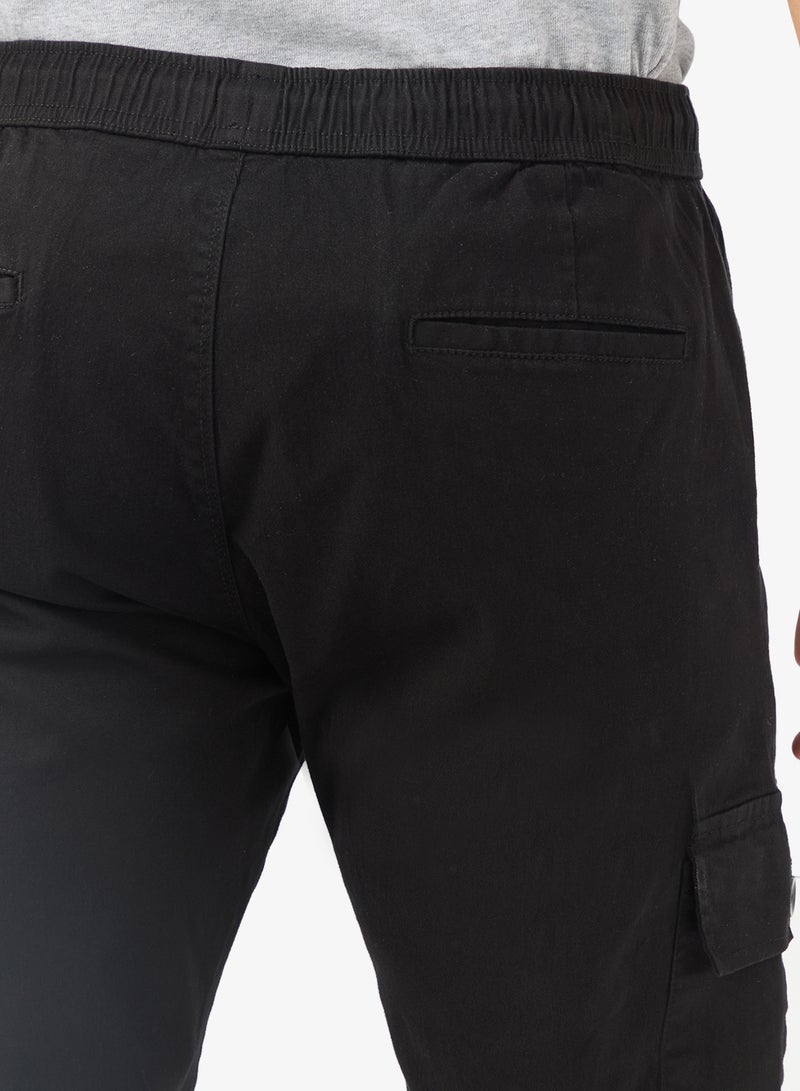 سفنتي فايف بنطلون كارجو بقصة ضيقة فاخرة - Image 5