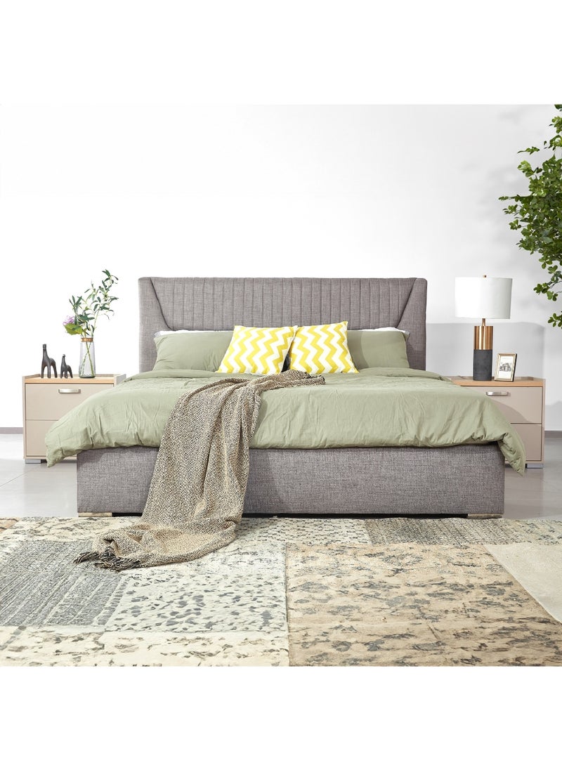 Home Box - Hayes 5-Piece King Bed Size 218 x 120 x 183 cm, Mattress Size - 180x200cm - Image 1