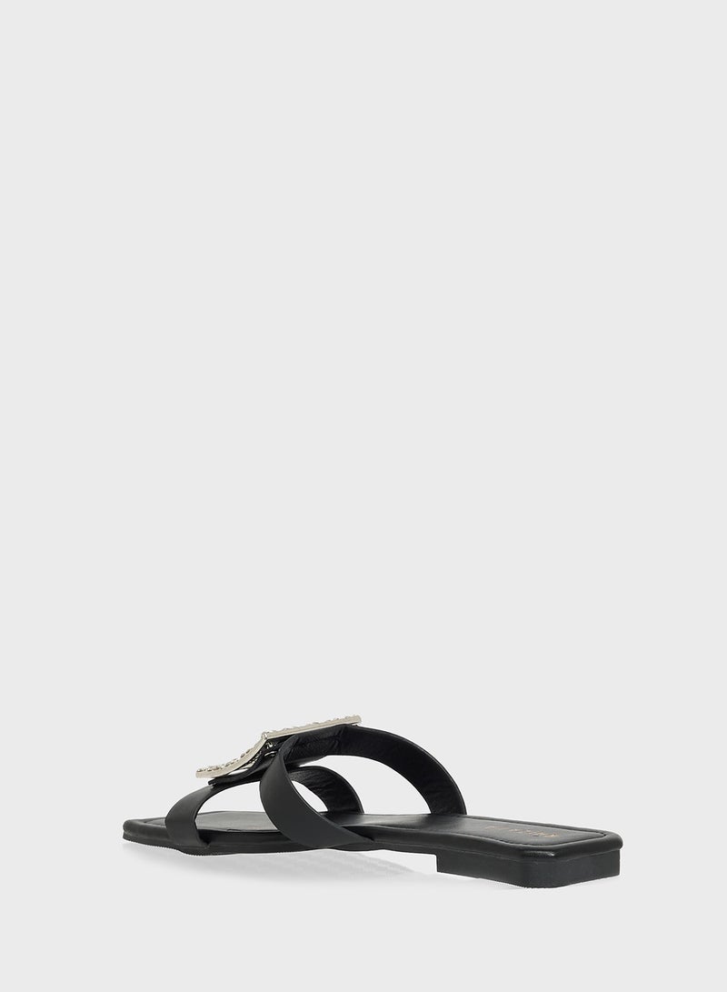 Khizana Diamante Flat Sandal  - Image 3