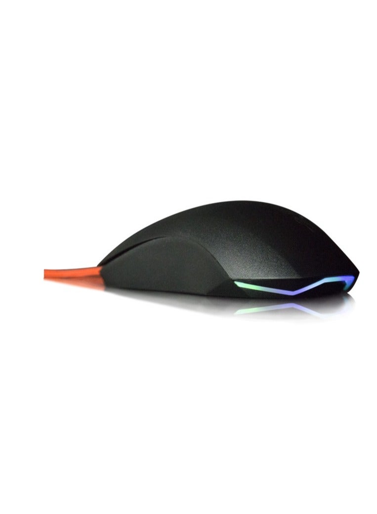 ماوس  Rhasta ll G13 RGB، كابل USB مجدول من النايلون مع مستشعر ألعاب بصري، 2400 نقطة في البوصة، معدل اقتراع 125 هرتز، 5 مليون نقرة مدى الحياة، ماوس ألعاب للكمبيوتر الشخصي أو الكمبيوتر المحمول - Image 3