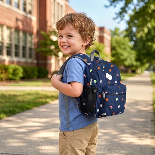 STEAMEDBUN Corduroy Toddler Backpack for Boys Girls 24 Kids Preschool Backpack for Kindergarten - Image 3