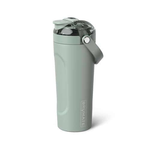 BrÃ¼Mate BrMate MultiShaker Blender Shaker Bottle 100 Leakproof Insulated Stainless Steel Pre Workout and Protein Shaker Bottle for the Gym 25oz Sage - Image 1