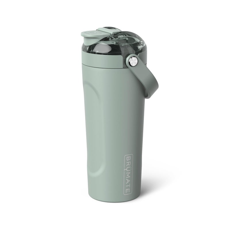 BrÃ¼Mate BrMate MultiShaker Blender Shaker Bottle 100 Leakproof Insulated Stainless Steel Pre Workout and Protein Shaker Bottle for the Gym 25oz Sage - Image 2