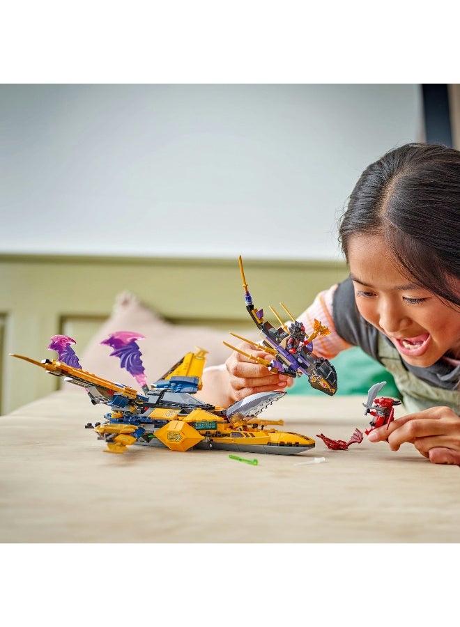 LEGO NINJAGO Ras & Arin’s Super Storm Jet 71833 Building Set (510 Pieces) - Image 3
