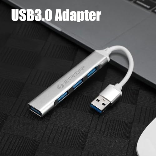 STRIFF USB 3.0 Hub, 4 Port USB Hub Splitter,Portable USB Adapter Mini Multiport Expander for Desktop, Laptop, Xbox, Flash Drive, HDD, Console, Printer, PC, Keyboards, HP, Dell - Image 4