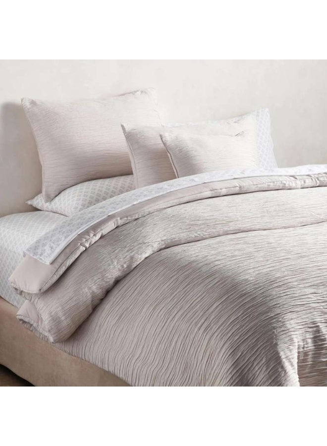 Pan Home طقم لحاف كينج 5 قطع بتصميم بايزيلي من TTC - 240x260 سم - أبيض - Image 1