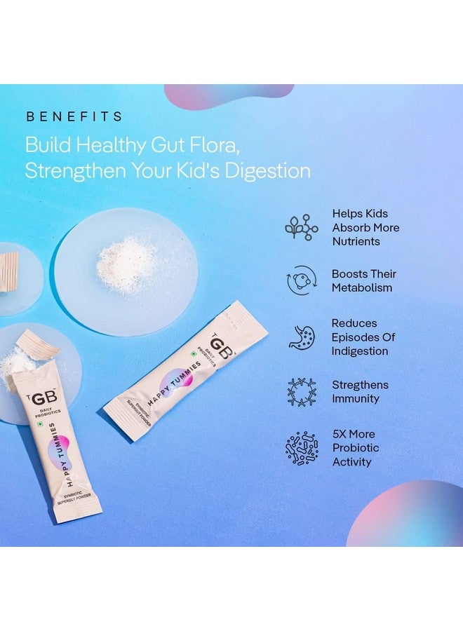 The Good Bug Happy Tummies Supergut Powder | Immunity Booster Pre & Probiotic Supplement For Kids | 3 Billion Cfu Of Clinically Proven Strains | 60 Days Pack - Image 2