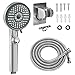 FOCSPROD RV Shower Head with Hose High Pressure 5 Mode Shower head Replacement Showerheads for RVCampers Travel Trailer Motorhome for Water Saving Handheld Shower Head Holder and Hose On Off Switch - Image 3