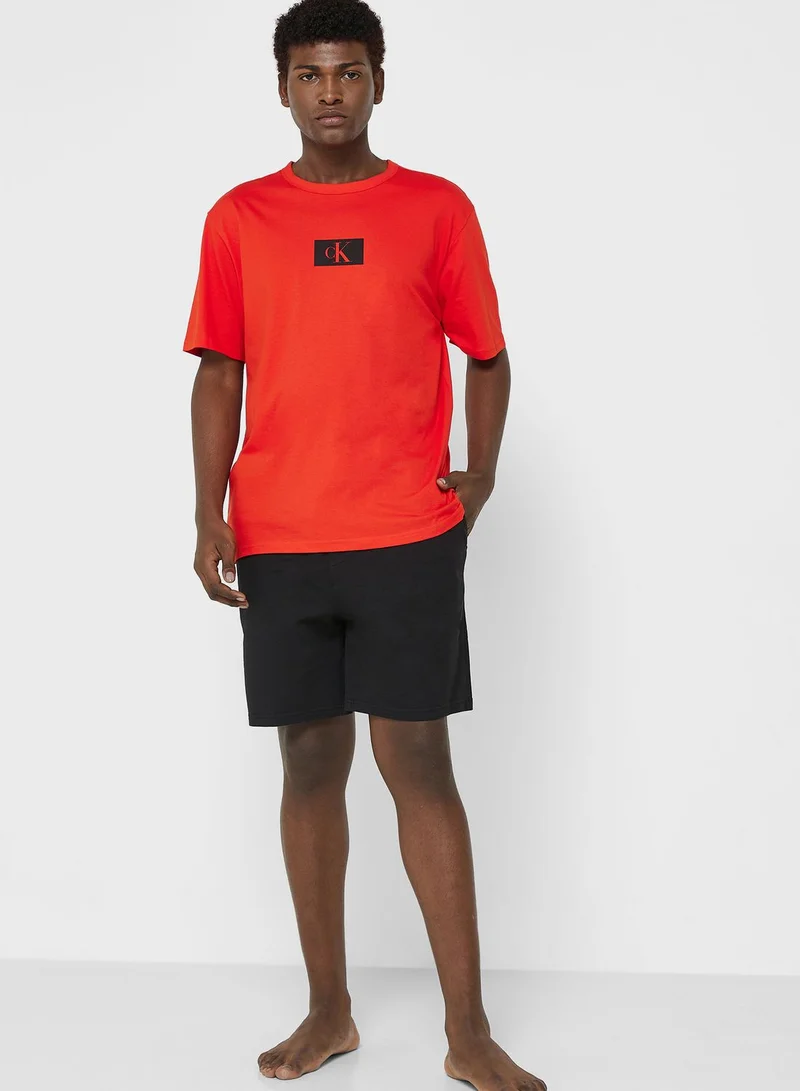 Calvin Klein Jeans Logo Band Shorts