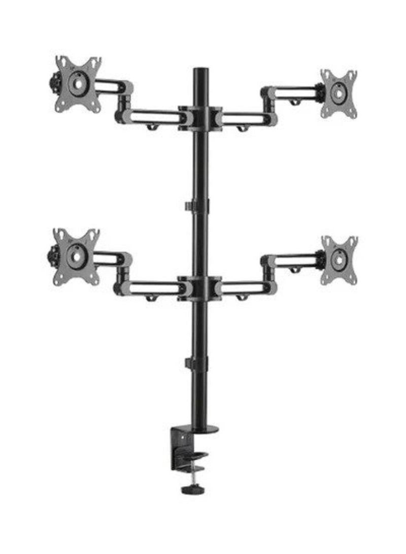 حامل مكتب رباعي الأذرع أسود