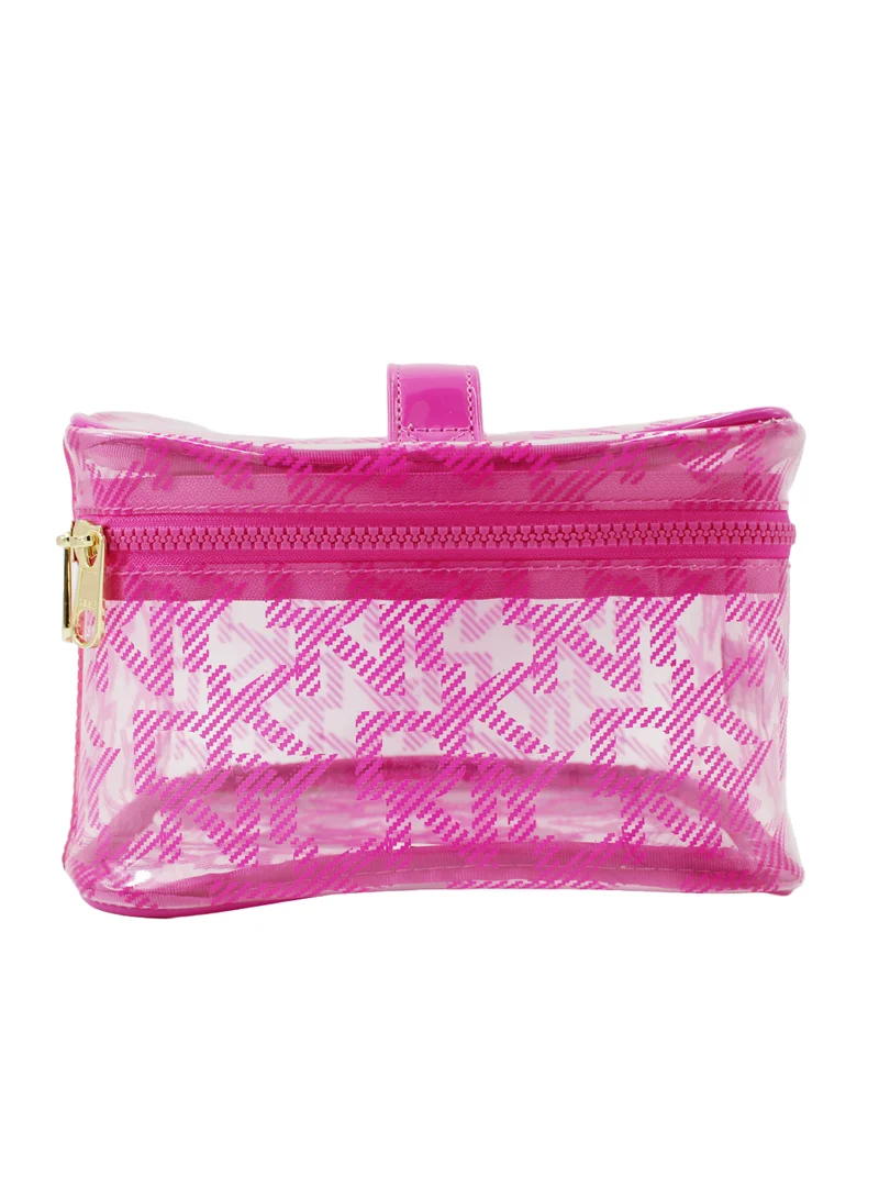 DKNY DKNY Lucid Dream Train Case Cosmetic Bag, Travel Make up Bag Small, Small Lightweight Cosmetic Bag Storage Bag, Small Makeup Bag, Travel Toiletry Bag