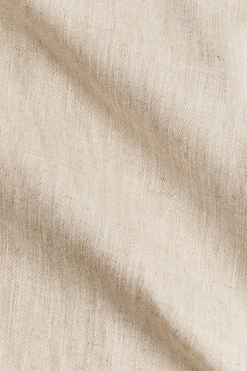 H&M  MAMA Linen-blend wrap top for Women | Best Price UAE