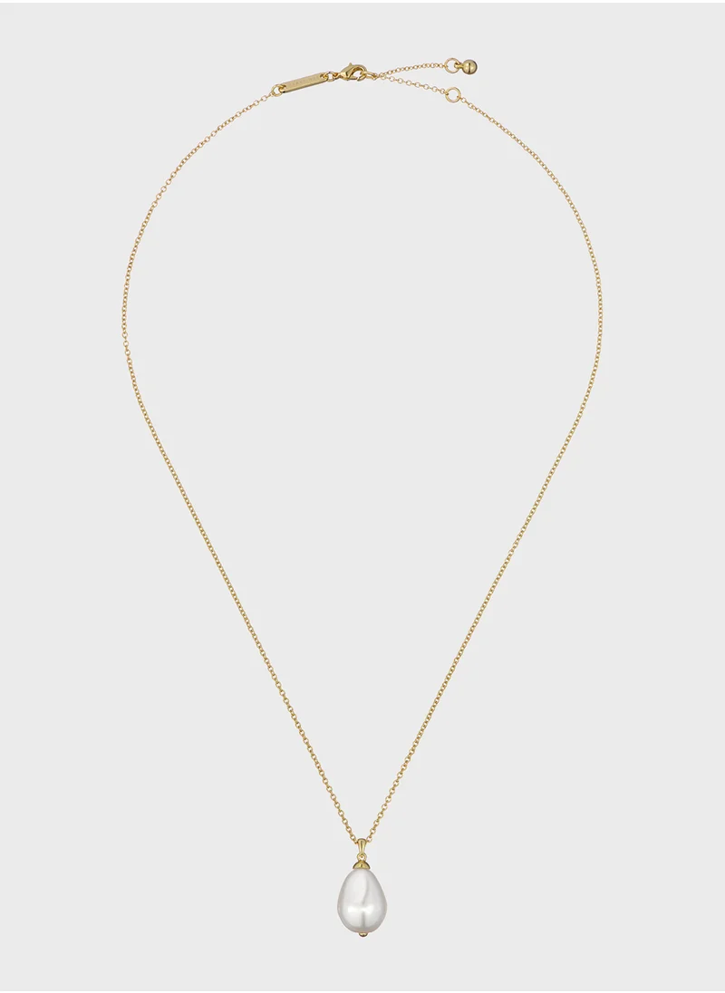 تيد بيكر Pearl Drop Long Necklace