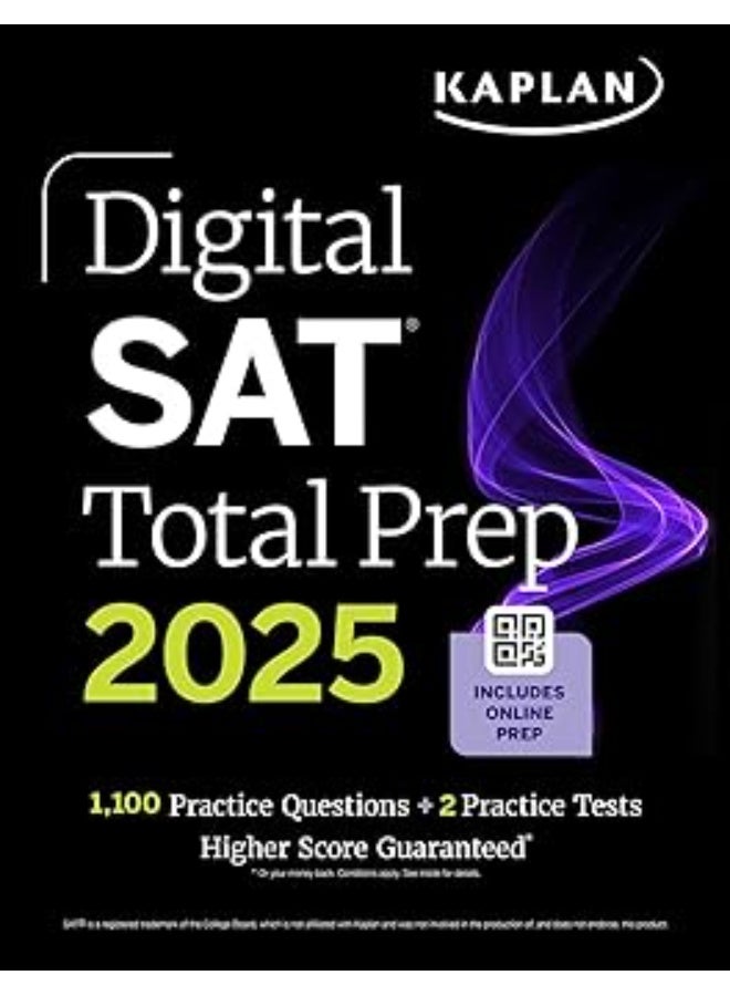التحضير الشامل للاختبار الرقمي SAT 2025: يتضمن 2 اختبار كامل الطول، أكثر من 1,000 سؤال تدريبي + سنة واحدة من الوصول إلى الاختبارات عبر الإنترنت وتعليم الفيديو