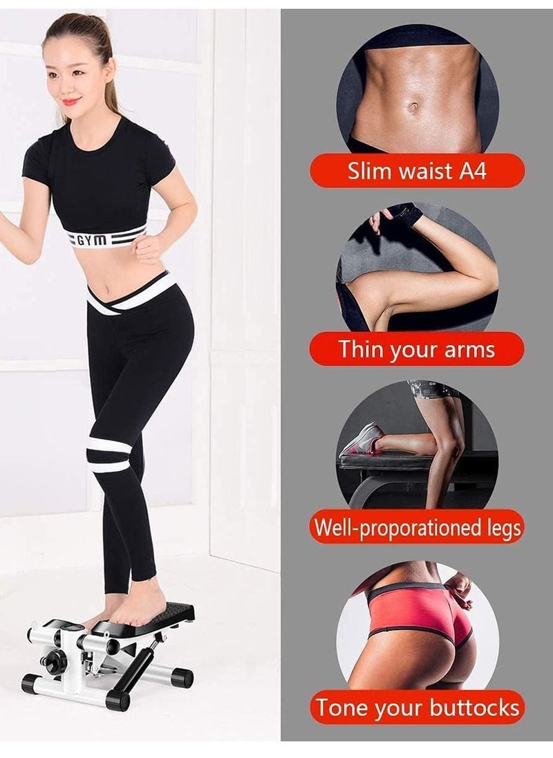 Generic Marshal Fitness Step Air Climber Stepper Aerobic Fitness Exercise Machine with Resistance Band-712-D  - Image 2