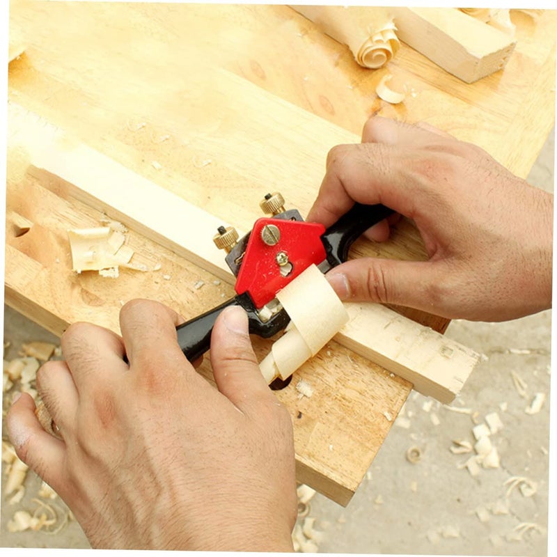 Adjustable Large Wood Planer With Manual Blade For DIY Chamfering Shaping - Image 3