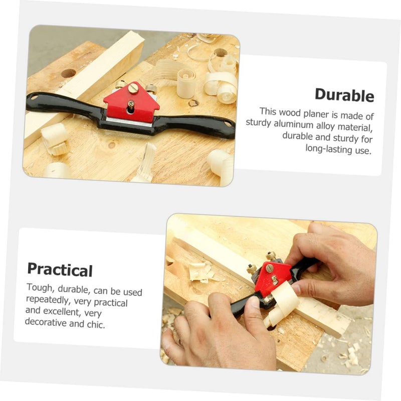 Adjustable Large Wood Planer With Manual Blade For DIY Chamfering Shaping - Image 5