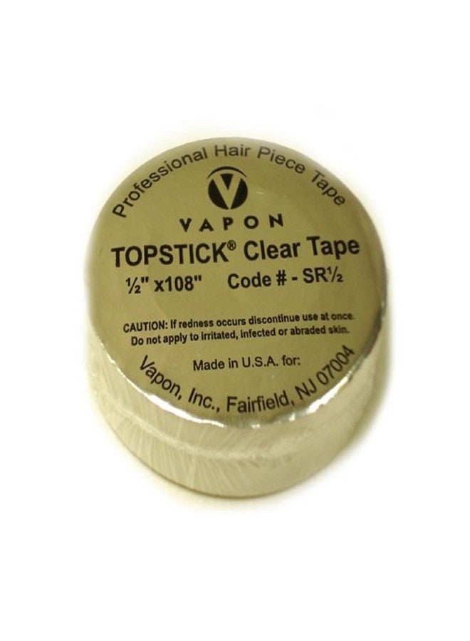 Vapon Topstick Claer Tape 1/2" x 3 Yard Roll Tape