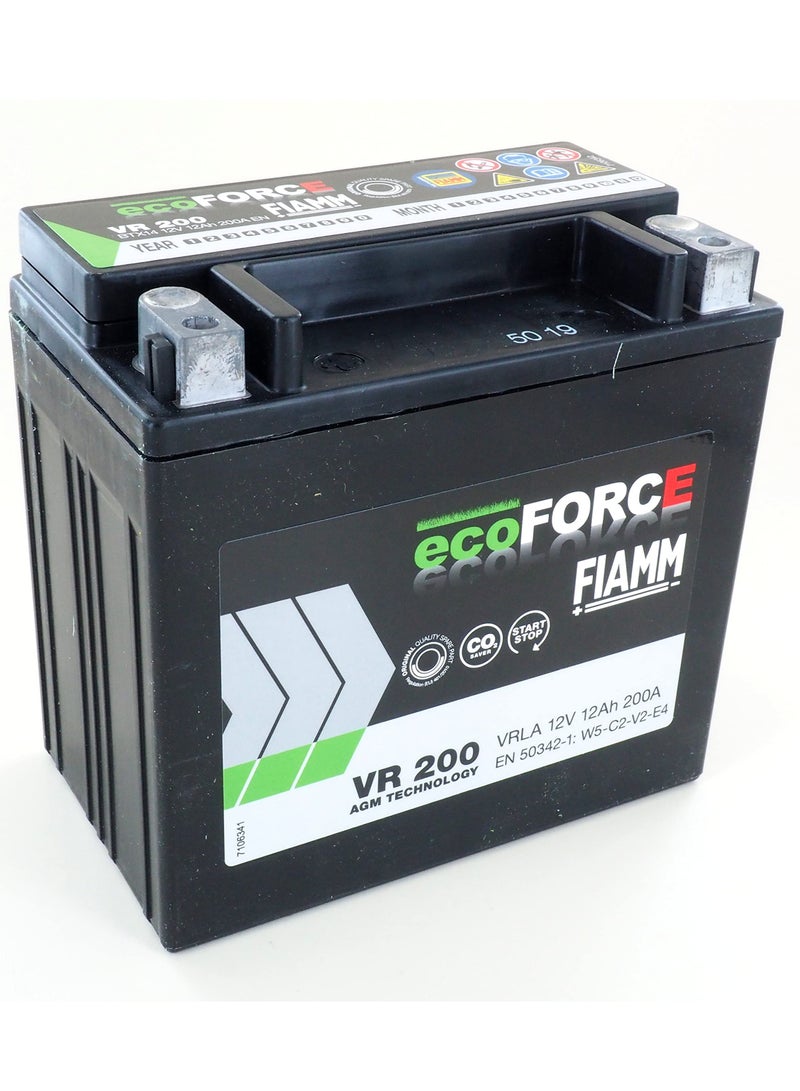 FIAMM FIAMM Auxiliary Battery 12AH AGM VR200 - Image 1